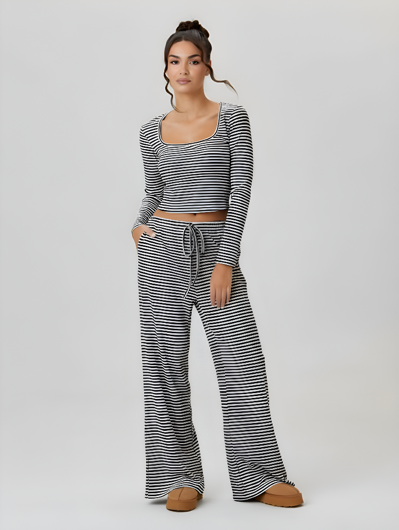 Striped Lounge Set
