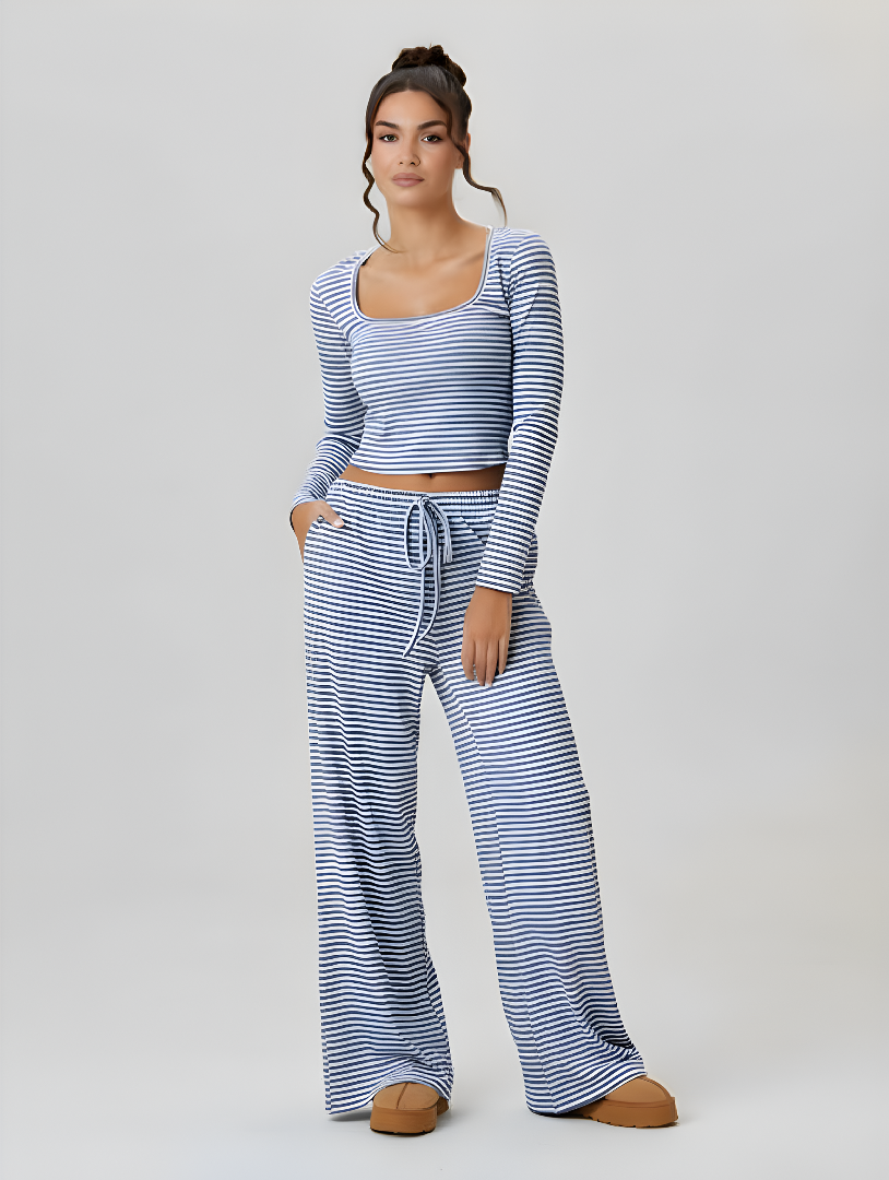 Striped Lounge Set
