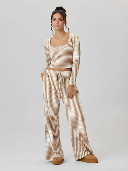 Striped Lounge Set