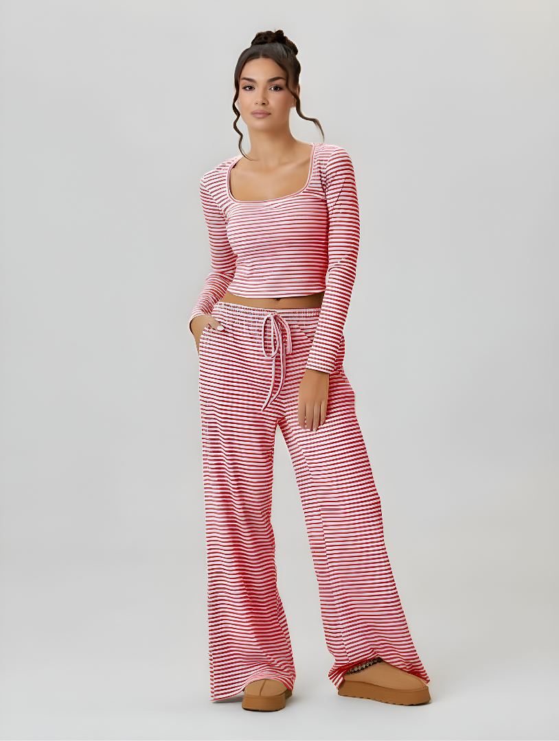 Striped Lounge Set